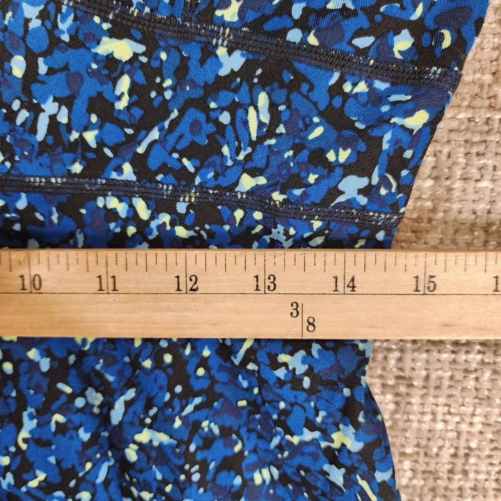 Title Nine Dream Double V Dress Womens M Sea Glass Blue Active Zip Pockets